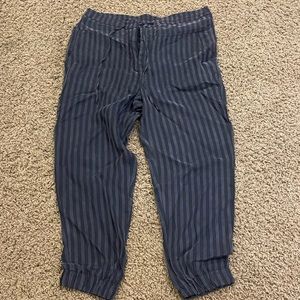 Blue Stripped Anthropologie Jumpsuit